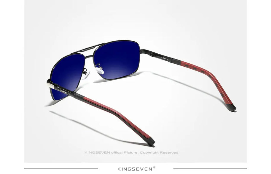 KINGSEVEN 2024 Aluminum Brand Pilot Polarized Sunglasses Men Women Fashion Frame Male Sun Glasses For Driving Oculos de sol
