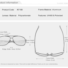 KINGSEVEN 2024 Brand Men Aluminum Sunglasses Polarized UV400 Mirror Male Eye Protection Glasses Women Men Oculos de sol Eyewear