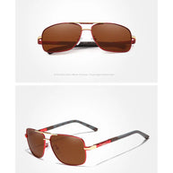 KINGSEVEN Aluminum Sunglasses Men/Women‘s Polarized UV400 Fashion Sunscreen Glasses Classical Driving Rectangle Business Eyewear