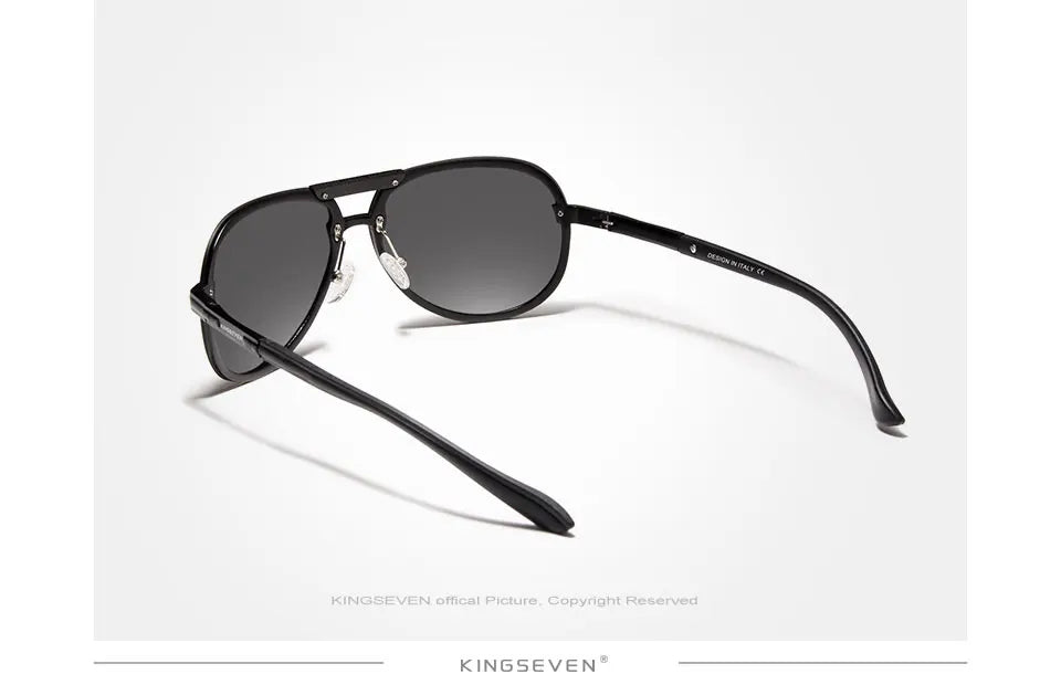 KINGSEVEN Original High Quality Polarized Sunglasses Men Women Pilot Driving Aluminum+TR90 Sun Glasses Goggle UV400