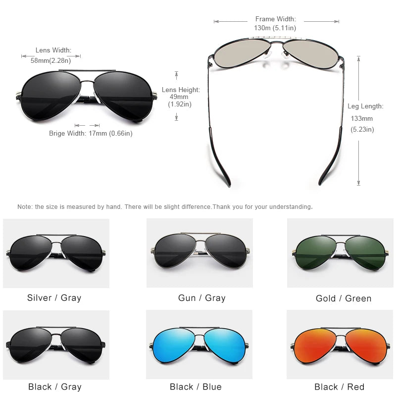 KINGSEVEN 2024 New Sunglasses For Men Design Aviation Alloy Full Frame Glasses HD Polarized UV400 Eye Protection Glasses Eyewear