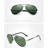 KINGSEVEN 2024 New Sunglasses For Men Design Aviation Alloy Full Frame Glasses HD Polarized UV400 Eye Protection Glasses Eyewear
