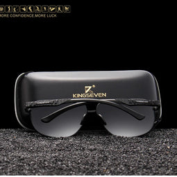 KINGSEVEN 2024 Brand Men Aluminum Sunglasses Polarized UV400 Mirror Male Eye Protection Glasses Women Men Oculos de sol Eyewear