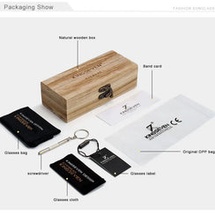 KINGSEVEN Wooden Men Sunglasses Polarized Outdoor Sun Glasses Women Mirror Lens Handmade Fishing Fashion UV400 Eyewear