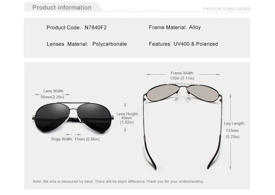 KINGSEVEN 2024 New Sunglasses For Men Design Aviation Alloy Full Frame Glasses HD Polarized UV400 Eye Protection Glasses Eyewear