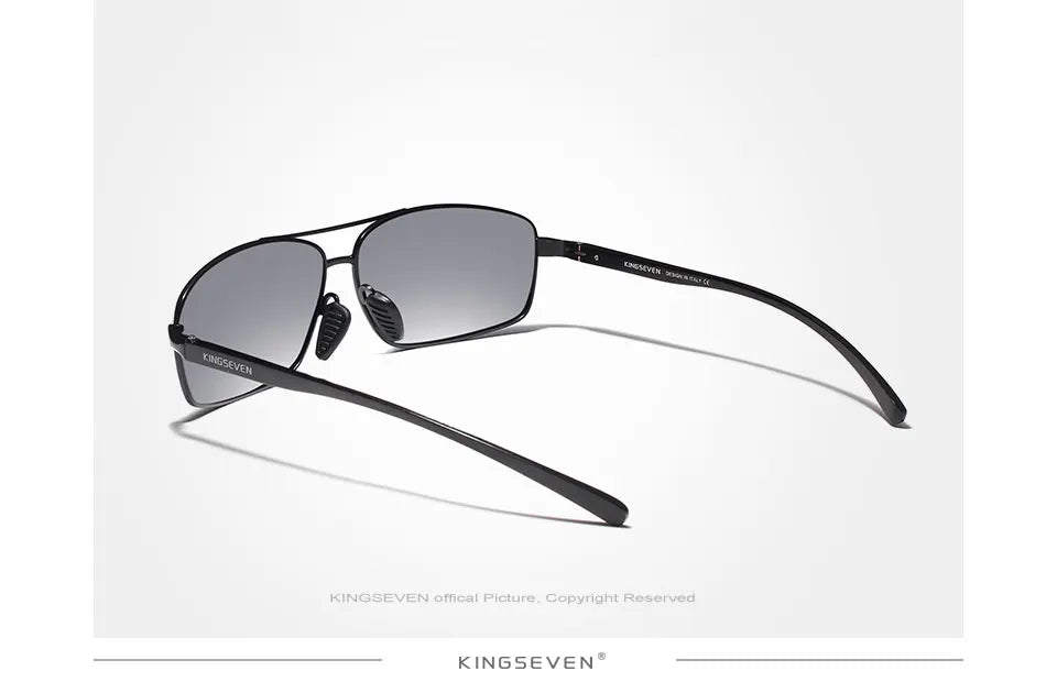 KINGSEVEN Vintage Retro Brand Designer Men Polarized Sunglasses Square Classic Men Shades Sun glasses UV400 N7088