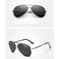 KINGSEVEN 2024 New Sunglasses For Men Design Aviation Alloy Full Frame Glasses HD Polarized UV400 Eye Protection Glasses Eyewear