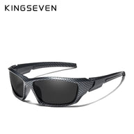 KINGSEVEN Fashion Polarized UV400 Sunglasses Men Cycling Luxury Brand Designer Vintage Driving Sun Glasses Goggles Shadow
