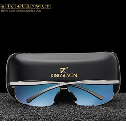 KINGSEVEN Vintage Retro Brand Designer Men Polarized Sunglasses Square Classic Men Shades Sun glasses UV400 N7088