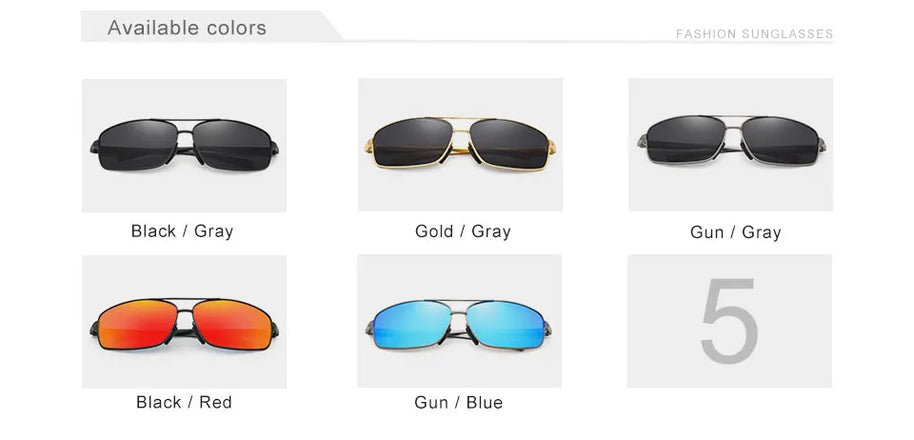 KINGSEVEN Vintage Retro Brand Designer Men Polarized Sunglasses Square Classic Men Shades Sun glasses UV400 N7088
