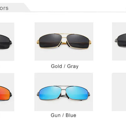 KINGSEVEN Vintage Retro Brand Designer Men Polarized Sunglasses Square Classic Men Shades Sun glasses UV400 N7088