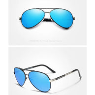 KINGSEVEN 2024 New Sunglasses For Men Design Aviation Alloy Full Frame Glasses HD Polarized UV400 Eye Protection Glasses Eyewear