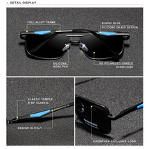 KINGSEVEN Brand Classic Square Polarized Sunglasses Men's Driving Male Sun Glasses Eyewear UV400 Blocking Protection Oculos
