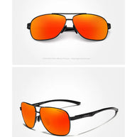 KINGSEVEN 2024 Brand Men Aluminum Sunglasses Polarized UV400 Mirror Male Eye Protection Glasses Women Men Oculos de sol Eyewear