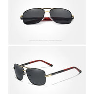 KINGSEVEN Aluminum Sunglasses Men/Women‘s Polarized UV400 Fashion Sunscreen Glasses Classical Driving Rectangle Business Eyewear