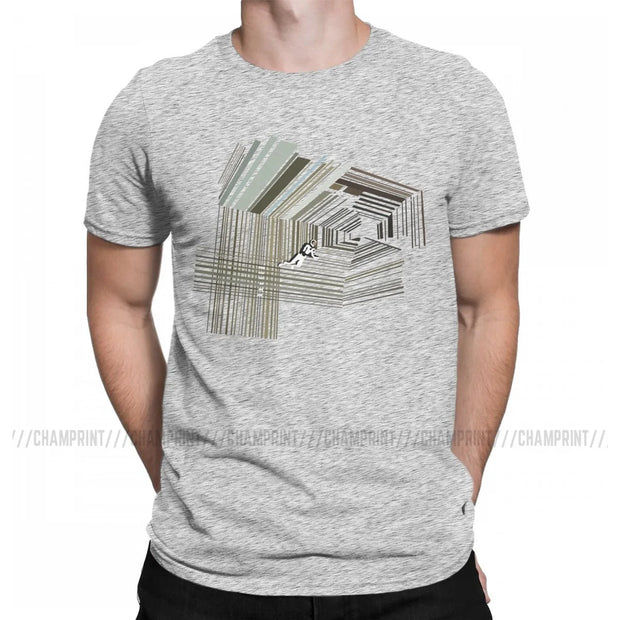 Interstellar T-Shirt Men Movie Film Funny Pure Cotton Tee Shirt Round Collar Short Sleeve T Shirt New Arrival Tops