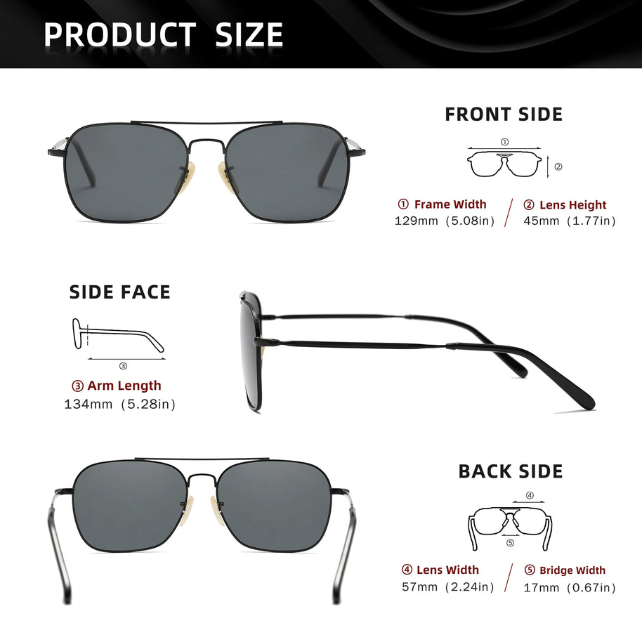 KINGSEVEN Brand Men Trendy Sunglasses Fashion Square Alloy Frame Women Polarized UV400 Glassses Luxury Driving Outdoor Eyewear