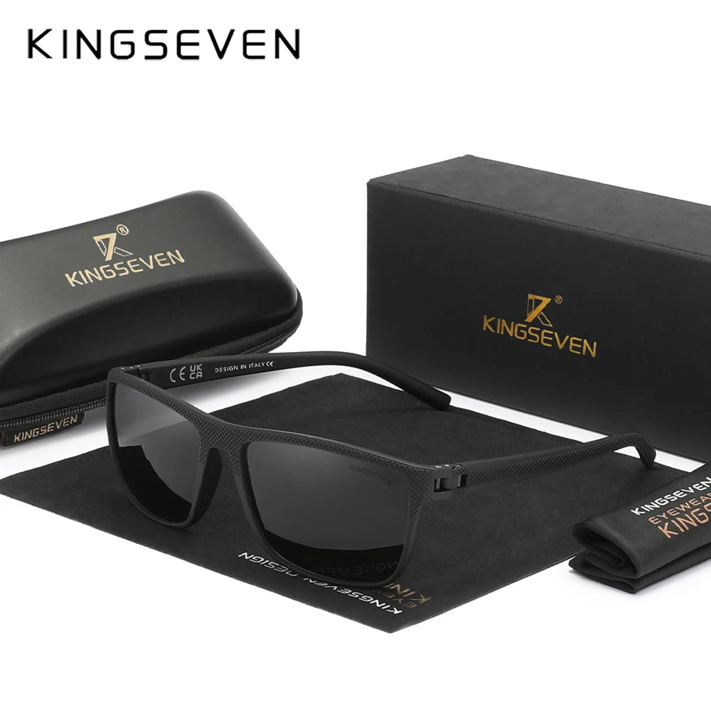 KINGSEVEN Gradation Design Sunglasses For Men Women HD Polarized UV400 Glasses Driving High Quality Anti-slip Sports Eyewear