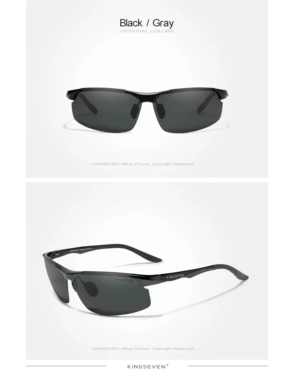 KINGSEVEN Sports Cycling Sunglasses Men Polarized UV400 Driving Glasses Photochromic Anti-Glare Outdoor Riding Vacation Eyewear
