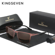 KINGSEVEN Luxury Aluminum Sunglassses For Men Retro Rectang Polarized UV400 Glasses Driving Sports Women New Fashion Accessory