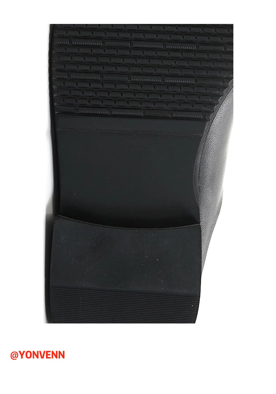 Leather slippers for men slip in style casual Dress shoes Lazy high-end Cleanfit Mules summer breathable outdoor commuting