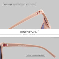 KINGSEVEN Polarized Sunglasses Women Driving Square Frame Sun Glasses sunglasses for Men NEW LC755 Outdoor Travel