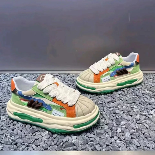 1 Pair of Sports and Casual Shoes, Breathable, Lightweight, Fashionable and Versatile, Suitable for Young People Who Like Sports