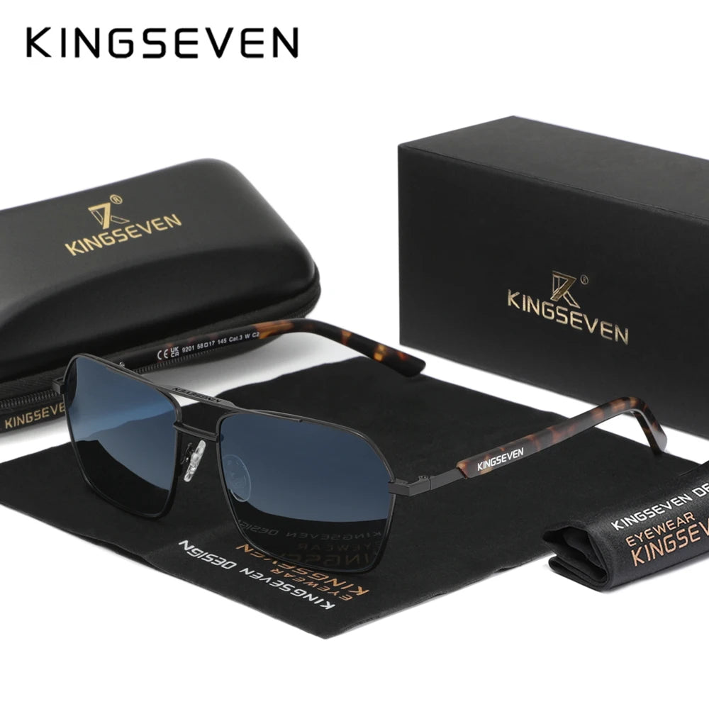 KINGSEVEN Polarized Sunglassesfor Men Sunscreen Glasses High Quality Outdoor Driving Eyewear Anti-Glare Mirror Lens