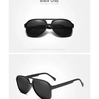 KINGSEVEN Classical Driving Sunglasses Women Men Retro Square Large Frame UV400 Glasses Vintage Anti-glare Night Vision Eyewear