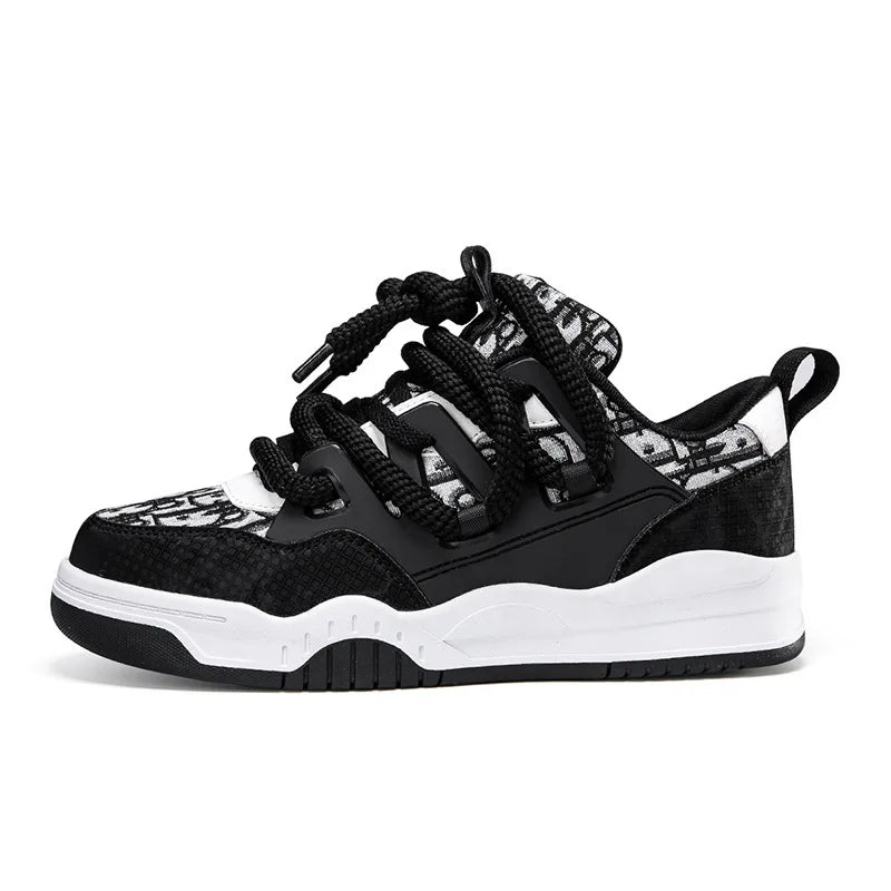 Trend Men's Shoes Outdoor Sneakers Lace-up Non Slip Running Shoes Couple Style Walking Shoes Breathable Tennis Shoe Plus Size 47