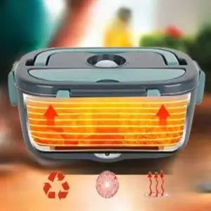 1.5 L 60W Electric Lunch Box Food Warmer Portable Food Heater for Car Or Home - Leak Proof 304 Stainless Steel Liner
