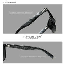 KINGSEVEN Sports Polarized Sunglasses Men Women UV400 Lens Retro Rectangle Fashion Square Frame Glasses Goggles Cycling Eyewear