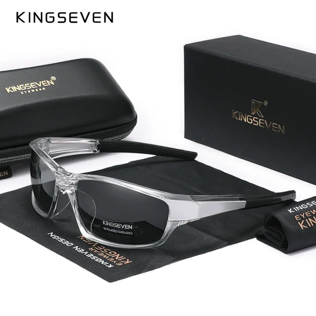 KINGSEVEN Brand Design Men's Sports Polarized Sunglasses Fashion  Women UV400 LensEyewear Accessories