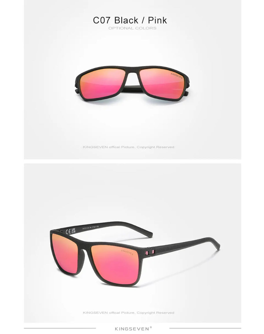 KINGSEVEN Polarized Sunglasses Women Driving Square Frame Sun Glasses sunglasses for Men NEW LC755 Outdoor Travel