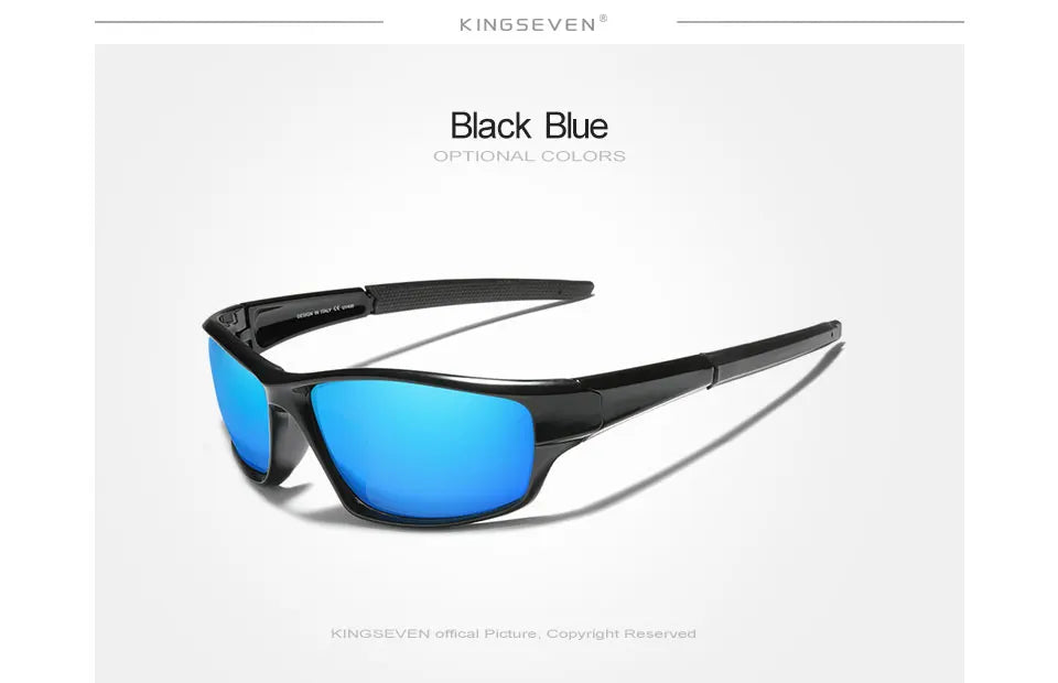 Genuine KINGSEVEN New 2024 Design Men's Sports Polarized Sunglasses Women UV Lens Fashion Eyewear Oculos de sol