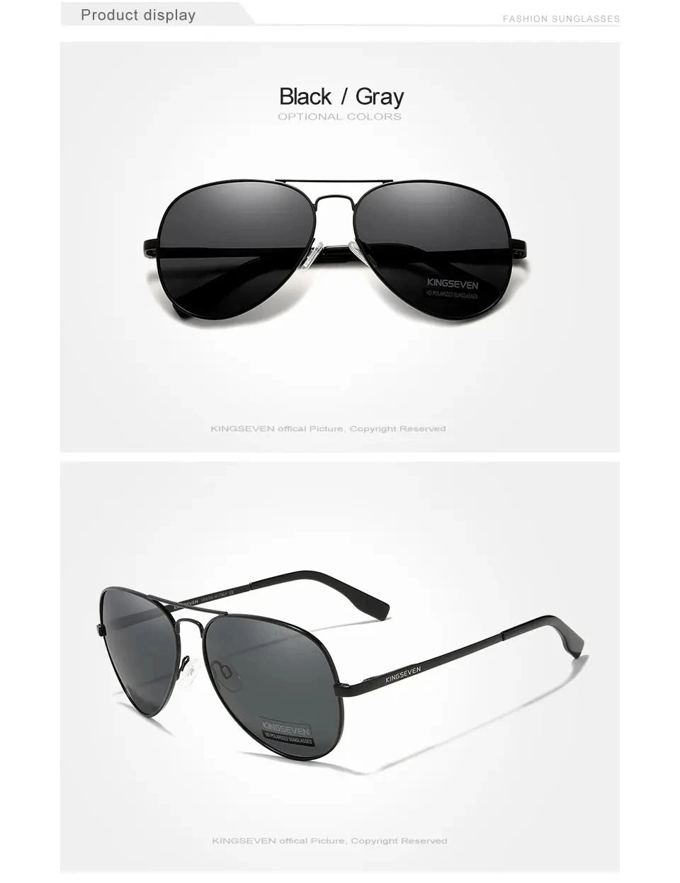 KINGSEVEN New Brand Men Aluminum Sunglasses Polarized UV400 Male Glasses Women Pilot Fashion Luxury Driving Summer Eyewear