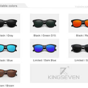 KINGSEVEN Trendy Casual Sunglasses Men Women Full Frame Driving Glasses Polarized UV400 Fashion Vintage Classic Eyewear