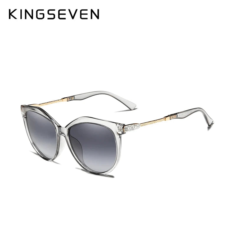 KINGSEVEN 2024 Polarized Women's Sunglasses Gradient Lens Luxury Sun glasses Brand Lentes de sol Mujer