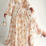 Muslim Women Dresses Flower Print Abaya Sashes Eid Ramadan Morocco Vestidos Dubai Jalabiya Kaftan Islam Arab Long Robe Abayas