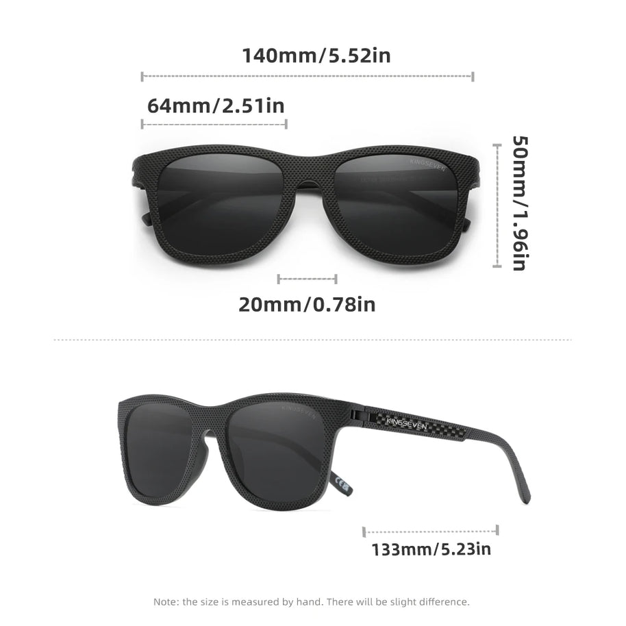 KINGSEVEN Polarized UV400 Sunglasses Men Women Round Glasses Outdoor Driving Fishing Male Femle Causal Eye Protection Eyewear