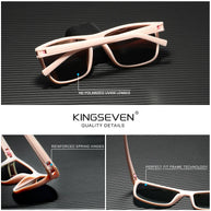 KINGSEVEN Polarized Sunglasses Women Driving Square Frame Sun Glasses sunglasses for Men NEW LC755 Outdoor Travel