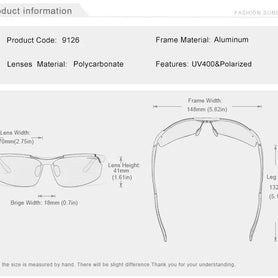 KINGSEVEN Sports Cycling Sunglasses Men Polarized UV400 Driving Glasses Photochromic Anti-Glare Outdoor Riding Vacation Eyewear