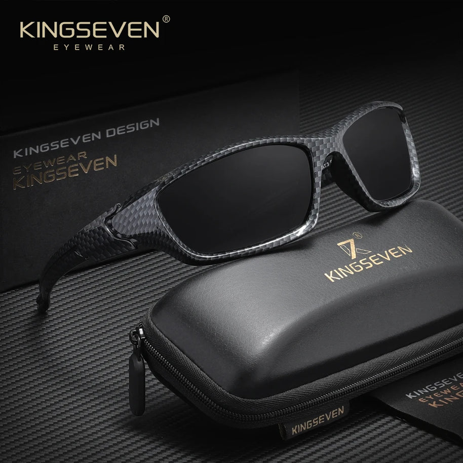 KINGSEVEN Outdoor Sports Riding Sunglasses Men Polarized UV400 Lens Glasses TR90 Women Road Cycling Causal Fishing Male Eyewear