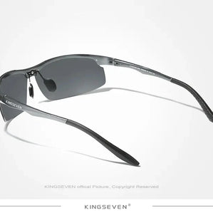 KINGSEVEN Aluminum Sunglasses For Men Driving Mirror Lens UV400 Polarized Glasses Cycling Sports Use High Quality Eyewear