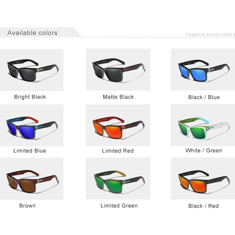 KINGSEVEN Polarized Men's Sunglasses Sports Goggle Mirror UV400 Lens Male Sun Glasses Women Eyewear Protection TR90 Full Farme