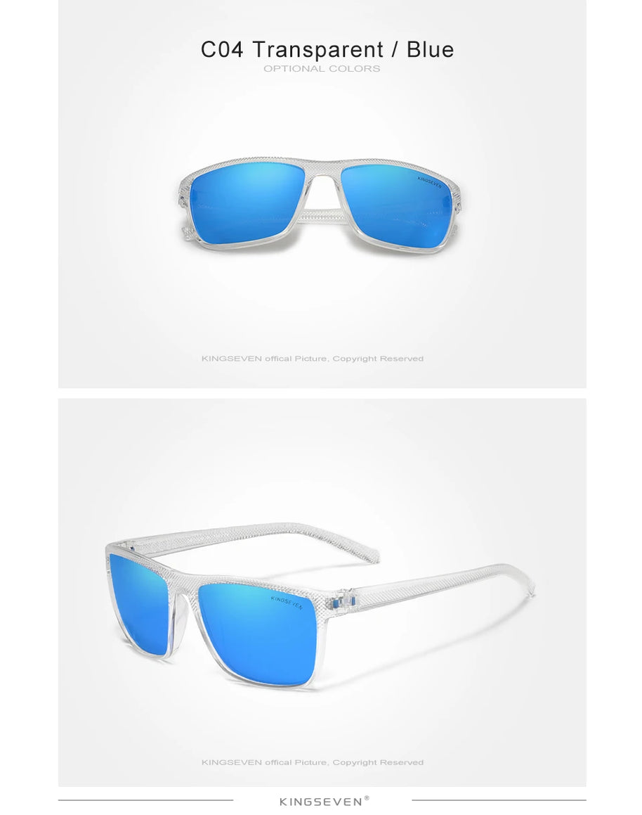 KINGSEVEN Polarized Sunglasses Women Driving Square Frame Sun Glasses sunglasses for Men NEW LC755 Outdoor Travel