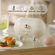 Egg Cooker Portable Low Power Student Dormitory Mini Breakfast Machine Automatic Power Off Electric Steamer Kitchen Tool 120W