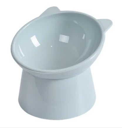 Pet feeding bowl Diagonal neck guard bowl Large caliber dog bowl Pet supplies diagonal to prevent upset