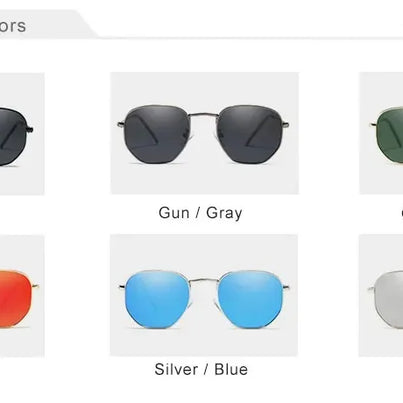KINGSEVEN Fashion Classical Women Sunglasses Men Polarized UV400 Ladies Round Thin Frame Glassses Luxury Causal Driving Eyewear