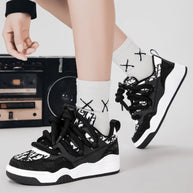 Trend Men's Shoes Outdoor Sneakers Lace-up Non Slip Running Shoes Couple Style Walking Shoes Breathable Tennis Shoe Plus Size 47